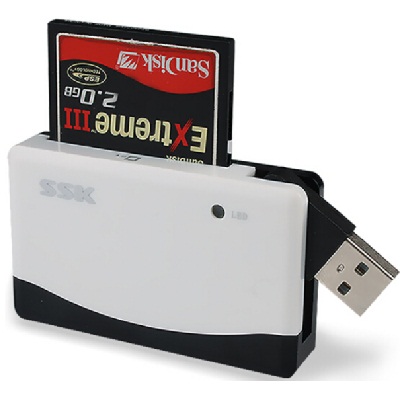 飚王SCRM057多功能四合一USB接口读卡器