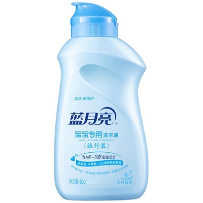 蓝月亮 宝宝专用洗衣液迷你旅行装（洋甘菊香）80g/瓶