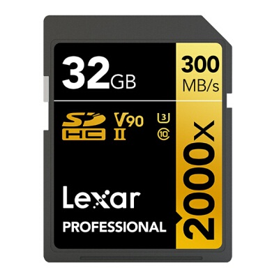 雷克沙SD32GB 2000x存储卡