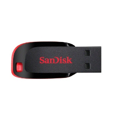 闪迪16GB USB2.0 U盘 CZ50酷刃 黑红色
