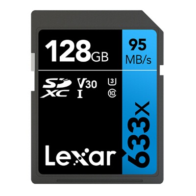 雷克沙128GB 633x  SD存储卡
