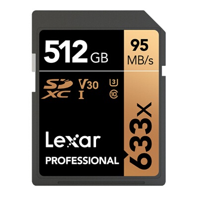 雷克沙512GB 633x  SD存储卡
