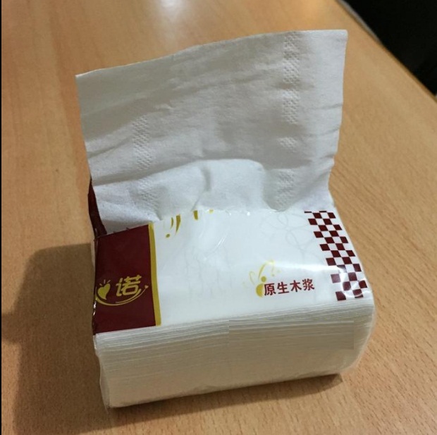 心诺餐巾纸17.5*9.5cm 120抽 100包/箱