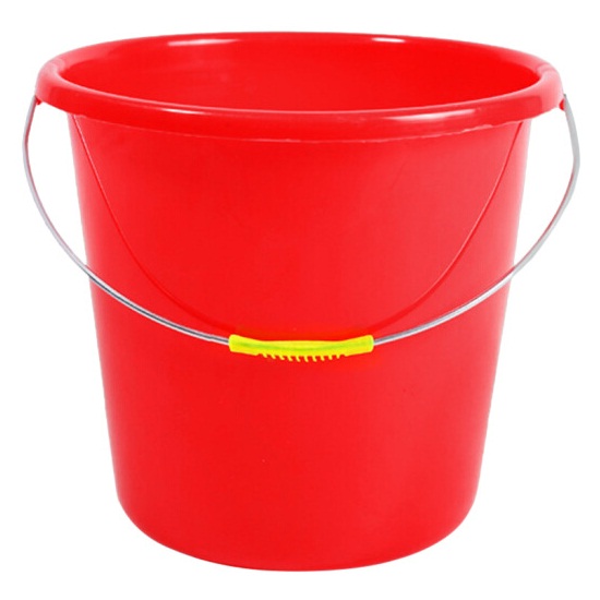 兰诗BLXM1020塑料水桶 红色 10L