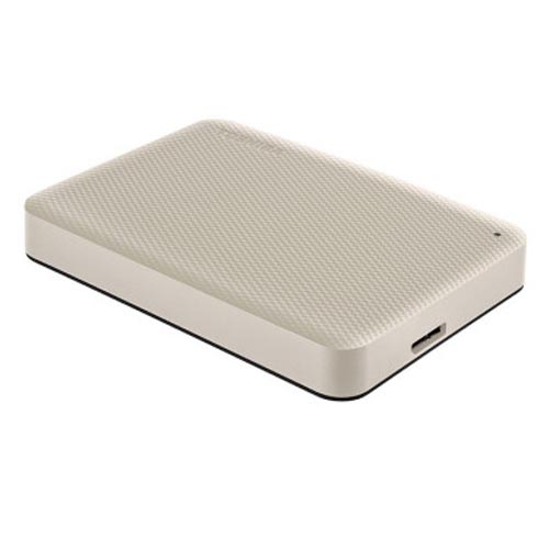 东芝HDTCA20YW3AA移动硬盘V10系列2TB 白色 USB3.2 密码保护2.5英寸