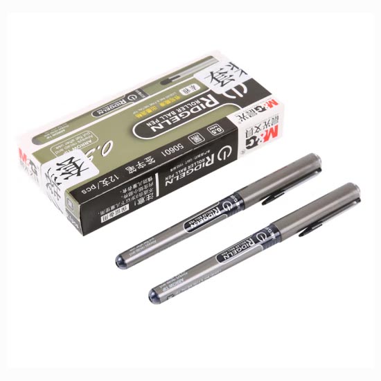 晨光ARP50601直液式笔0.5mm黑 12支/盒