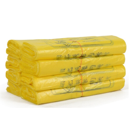 舒蔻100*120cm黄色垃圾袋 平口式（个）