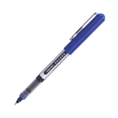 得力S656签字笔 蓝色0.5mm