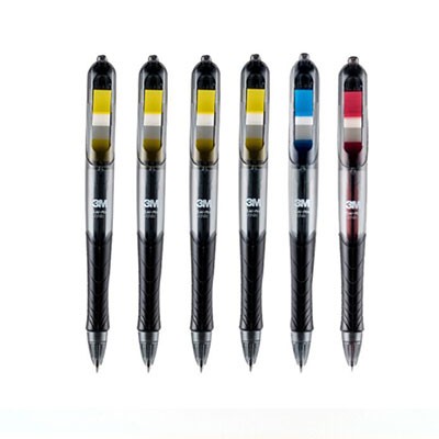 3M中性笔695-MIX混色笔6支装0.5mm