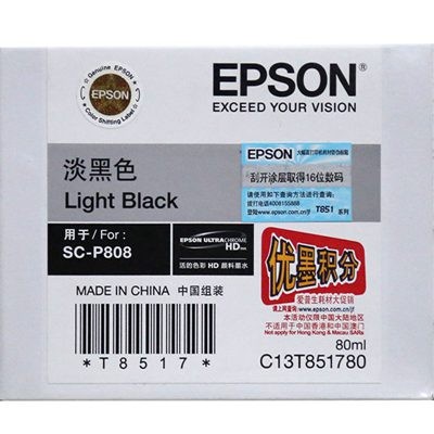爱普生T8517墨盒淡黑色