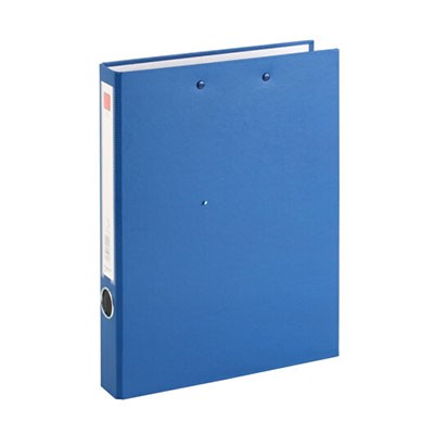 齐心NO.336纸板文件夹/资料夹/2孔D型夹+板夹A4蓝色