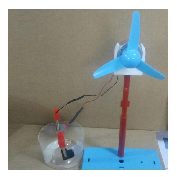 可普 自制盐水发电风扇科学实验套装