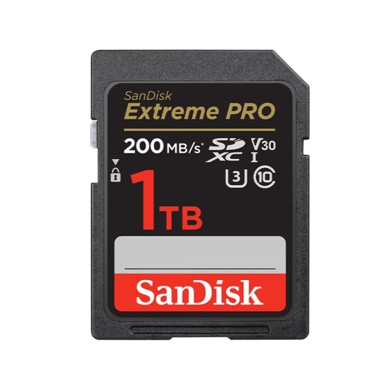 闪迪1TB U3 C10 4K SD存储卡 读速200MB/s