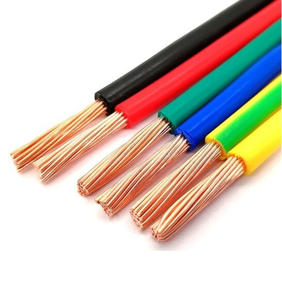 津达线缆BVR１*6mm2线缆 国标BVR 6平方 100米/卷 黄绿双色