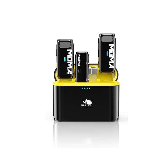 猛玛S1一拖二+充电盒无线领夹麦克风 安卓版