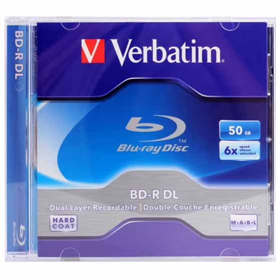 威宝BD-R DL 蓝光空白光盘 6速50GB 5片/盒