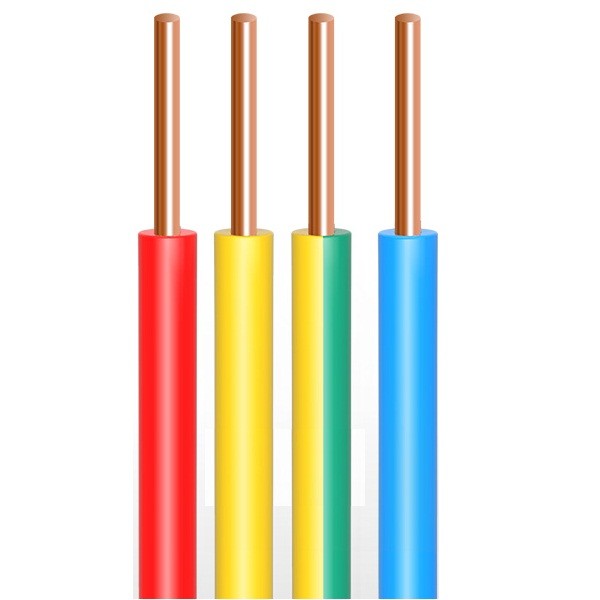 德力西电线电缆BV2.5平方单芯单股铜线 红色（米）