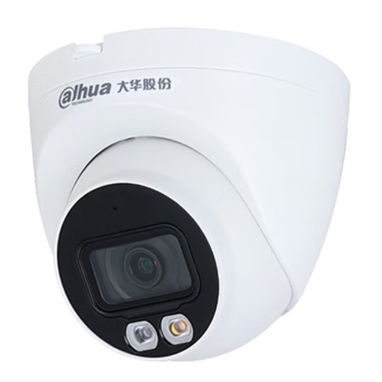 大华DH-P40T2-LED监控摄像头POE供电 400万白光全彩拾音版 2.8mm