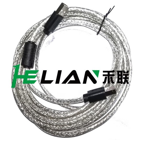 禾联HL040 USB2.0高速打印线 AM/BM方口接头 5米