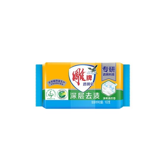 雕牌青柠飘香透明皂 102g/块