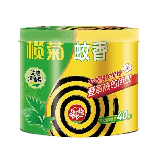 榄菊蚊香加大盘 40圈/筒 艾草清香型