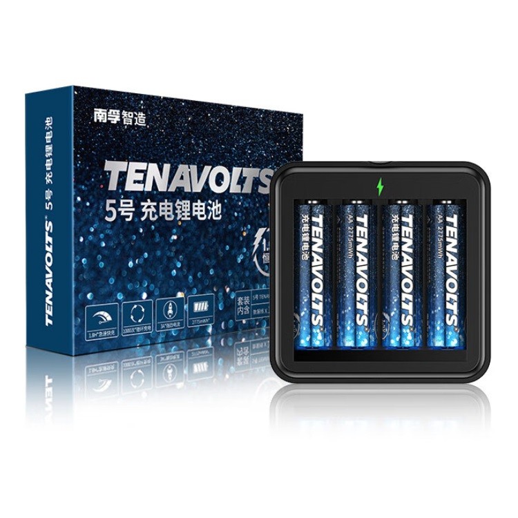 南孚TENAVOLTS充电锂电池4粒套装 5号