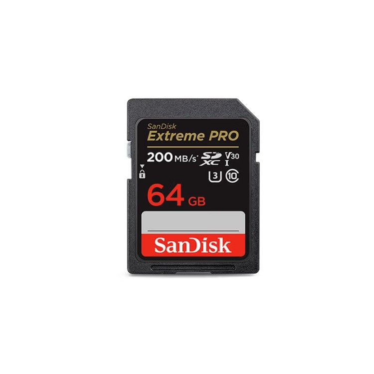 闪迪 64GB SD内存卡 4K V30 U3 C10