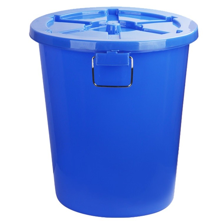 木野村大号塑料水桶 蓝色（带盖）150L