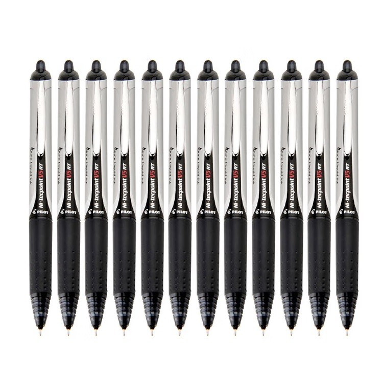 百乐BXRT-V5按动黑色中性笔 0.5mm 12支/盒