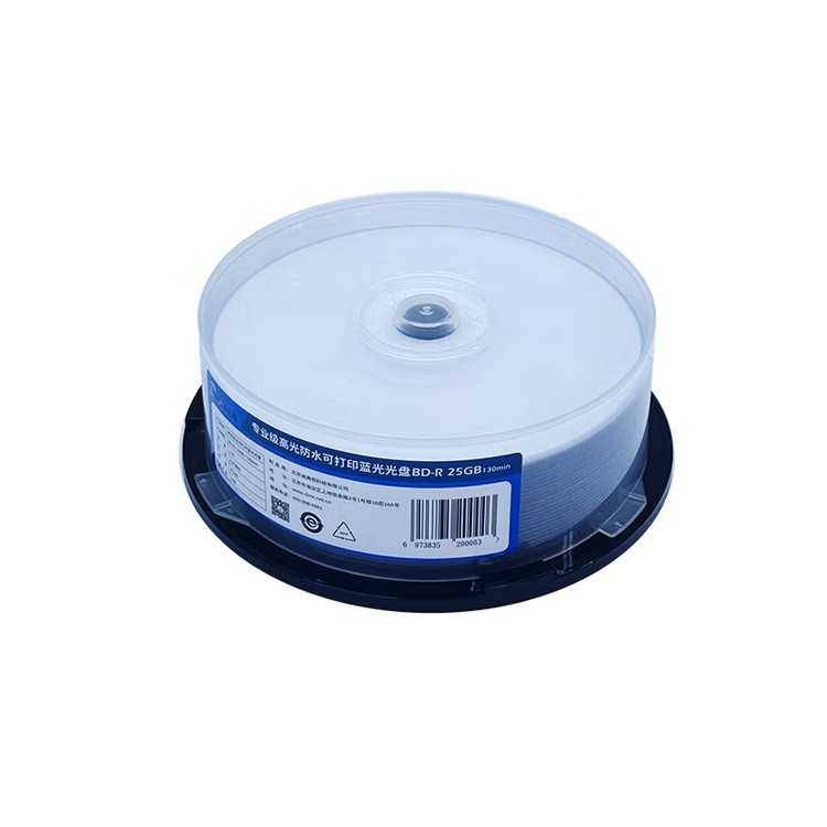 迪美视可打印蓝光光盘BD-R 25GB 25片/桶