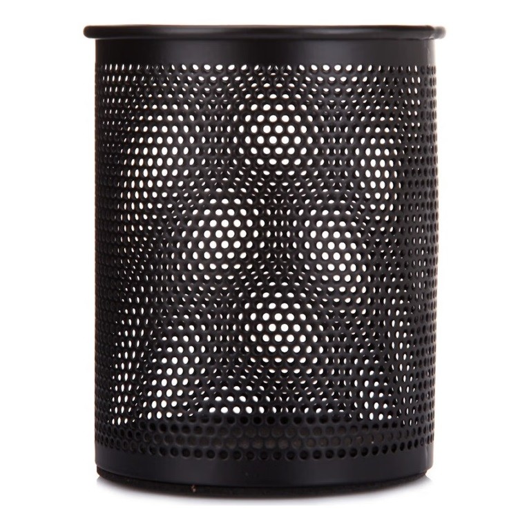 三木1202圆形笔筒 黑色