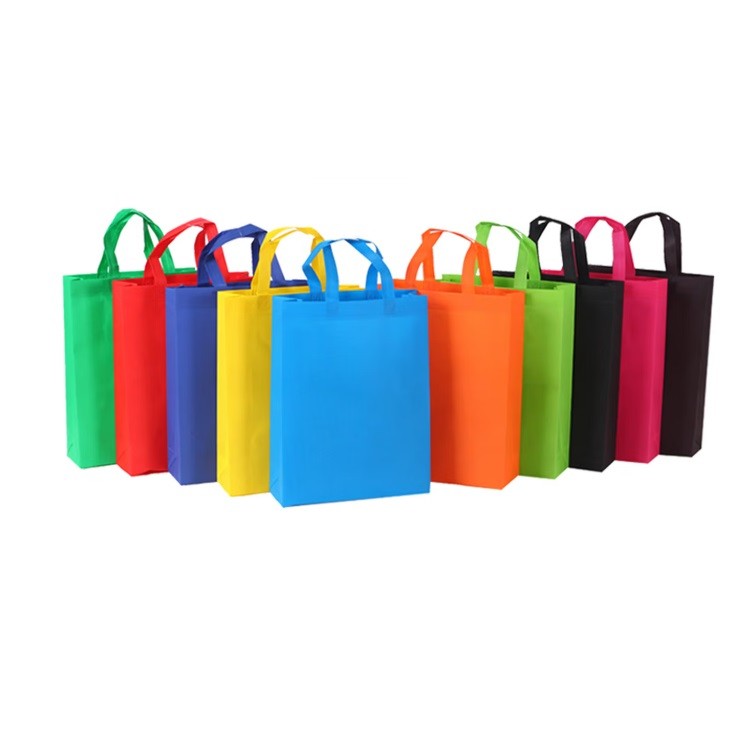 阮微无纺布手提袋蓝色竖式 30*38*10cm