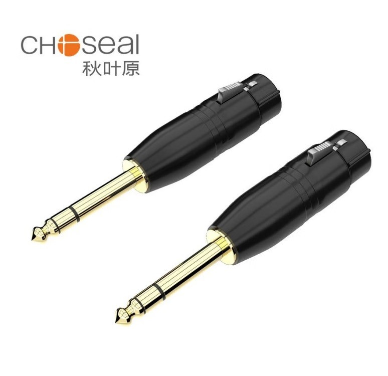 秋叶原QD2035卡农公母转6.5大三芯1个