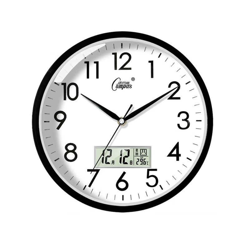 康巴丝C2855Y挂钟 黑色 26cm