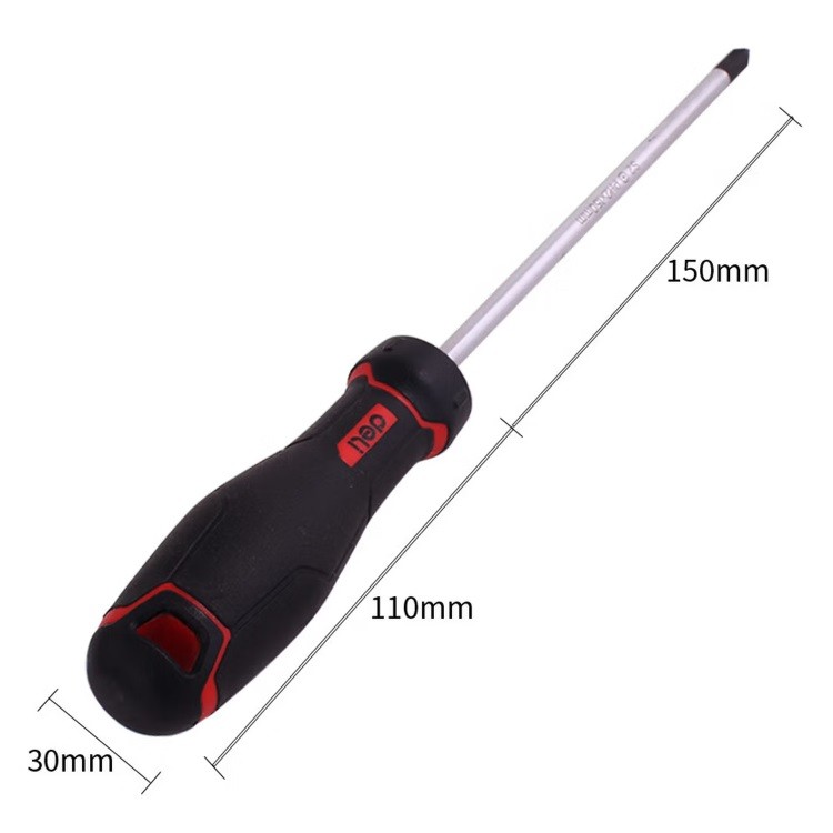 得力DL3462带磁性十字螺丝刀 PH2x150mm