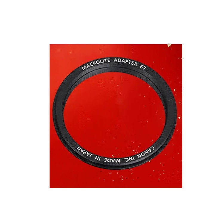 佳能67mm新百微镜头闪光灯转接环