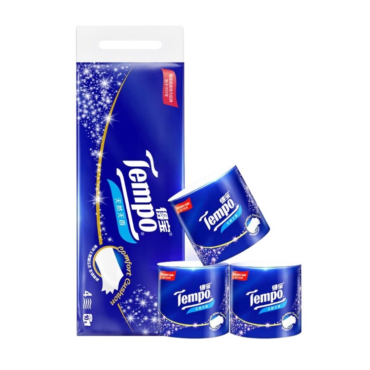 得宝卷纸4层160克 10卷/提